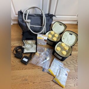 Medela breast pump and accessories